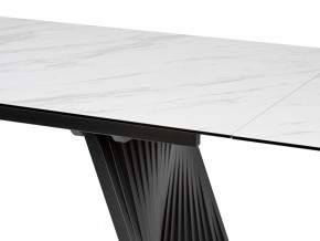 Стол IVAR 200 MARBLES KL-99 Белый мрамор, итальянская керамика, ®DISAUR в Качканаре - kachkanar.ok-mebel.com | фото 3