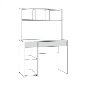 Стол компьютерный 12.77 F Комфорт (Темно - серый U2601) в Качканаре - kachkanar.ok-mebel.com | фото 3