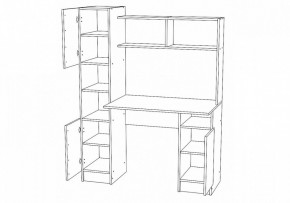 Стол компьютерный Эндо в Качканаре - kachkanar.ok-mebel.com | фото 3