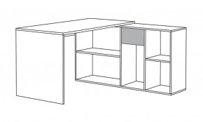 Стол письменный Лайт 03.245 F (белый) в Качканаре - kachkanar.ok-mebel.com | фото 3