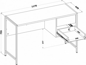Стол письменный СПМ-404 в Качканаре - kachkanar.ok-mebel.com | фото 4