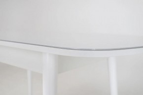 Стол раскладной со стеклом (опоры массив цилиндрический) "Хоста" в Качканаре - kachkanar.ok-mebel.com | фото 6