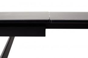 Стол RIETI 200 NERO KL-116 Черный мрамор матовый, итальянская керамика/ черный каркас, ®DISAUR в Качканаре - kachkanar.ok-mebel.com | фото 3