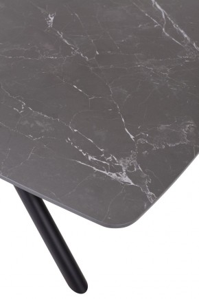 Стол RIVOLI 140 MATT BLACK MARBLE SOLID CERAMIC / BLACK, ®DISAUR в Качканаре - kachkanar.ok-mebel.com | фото 10