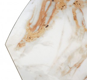 Стол TERAMO 135 GLOSS GRAND JADE SOLID CERAMIC, керамика, поворотн.механизм / Черный каркас, ®DISAUR в Качканаре - kachkanar.ok-mebel.com | фото 13