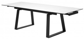 Стол VASTO 180 MARBLES KL-99 Белый мрамор матовый, итальянская керамика/ черный каркас, ®DISAUR в Качканаре - kachkanar.ok-mebel.com | фото 9