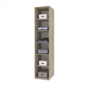 СТОУН С13 Шкаф-пенал (дуб серый/белый) в Качканаре - kachkanar.ok-mebel.com | фото 3