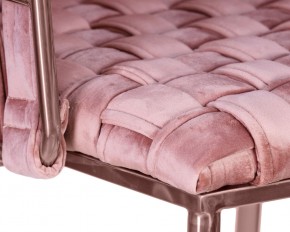 Стул барный DOBRIN EMMA ROSE GOLD, розовый велюр (VF-10) в Качканаре - kachkanar.ok-mebel.com | фото 7