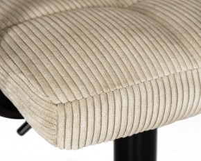 Стул барный DOBRIN KRUGER ARM BLACK, бежевый вельвет (LAR-E2041-04) в Качканаре - kachkanar.ok-mebel.com | фото 7