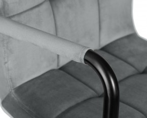 Стул барный DOBRIN KRUGER ARM BLACK, серый велюр (MJ9-75) в Качканаре - kachkanar.ok-mebel.com | фото 7