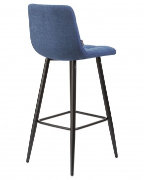 Стул барный DOBRIN NICOLE, черные матовые ножки, синяя ткань (UF860-14B) в Качканаре - kachkanar.ok-mebel.com | фото 4