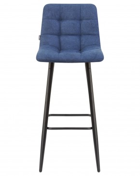Стул барный DOBRIN NICOLE, черные матовые ножки, синяя ткань (UF860-14B) в Качканаре - kachkanar.ok-mebel.com | фото 6