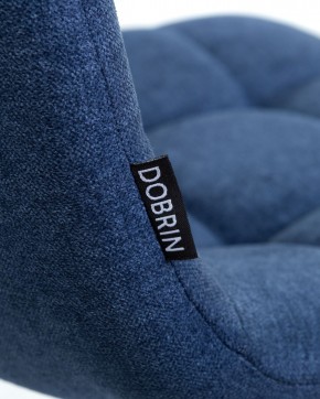 Стул барный DOBRIN NICOLE, черные матовые ножки, синяя ткань (UF860-14B) в Качканаре - kachkanar.ok-mebel.com | фото 9