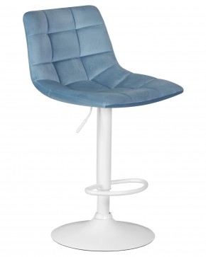 Стул барный DOBRIN TAILOR WHITE, пудрово-голубой велюр (MJ9-74) в Качканаре - kachkanar.ok-mebel.com | фото 2
