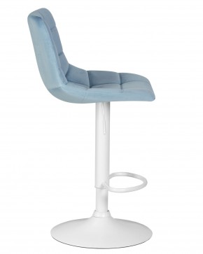 Стул барный DOBRIN TAILOR WHITE, пудрово-голубой велюр (MJ9-74) в Качканаре - kachkanar.ok-mebel.com | фото 3