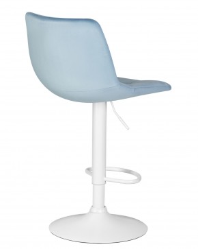 Стул барный DOBRIN TAILOR WHITE, пудрово-голубой велюр (MJ9-74) в Качканаре - kachkanar.ok-mebel.com | фото 4