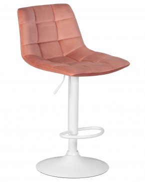 Стул барный DOBRIN TAILOR WHITE, пудрово-розовый велюр (MJ9-32) в Качканаре - kachkanar.ok-mebel.com | фото 2
