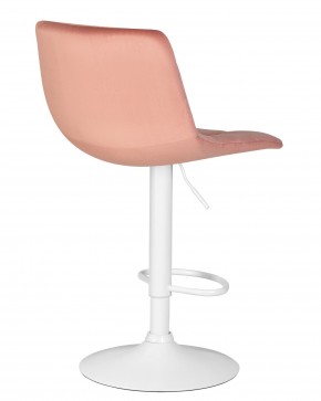 Стул барный DOBRIN TAILOR WHITE, пудрово-розовый велюр (MJ9-32) в Качканаре - kachkanar.ok-mebel.com | фото 4