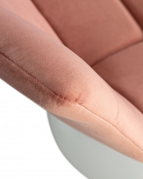 Стул барный DOBRIN TAILOR WHITE, пудрово-розовый велюр (MJ9-32) в Качканаре - kachkanar.ok-mebel.com | фото 7