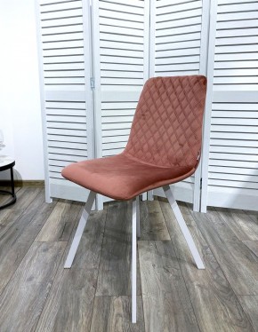 Стул DAIQUIRI BLUVEL-52 PINK / белый каркас, велюр М-City в Качканаре - kachkanar.ok-mebel.com | фото 7