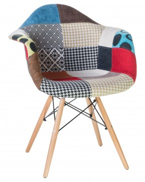 Стул обеденный DOBRIN DAW PATCHWORK, цвет сиденья мозаика в Качканаре - kachkanar.ok-mebel.com | фото