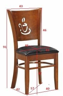 Стул обеденный DOBRIN JERRY, шоколад, чёрный в Качканаре - kachkanar.ok-mebel.com | фото 11