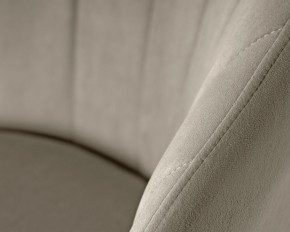 Стул обеденный DOBRIN NAOMI, ЭМАЛЬ ЧЕРНЫЙ МУАР велюр Catania Cocoa в Качканаре - kachkanar.ok-mebel.com | фото 10