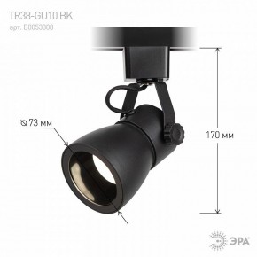 Светильник на штанге Эра  TR38-GU10 BK в Качканаре - kachkanar.ok-mebel.com | фото 7