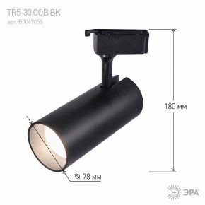 Светильник на штанге Эра  TR5-30 COB BK в Качканаре - kachkanar.ok-mebel.com | фото 5