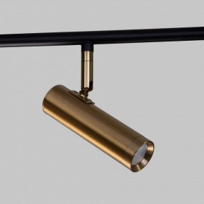 Светильник на штанге Eurosvet Epiphania 20252/6 LED черный/латунь в Качканаре - kachkanar.ok-mebel.com | фото 5