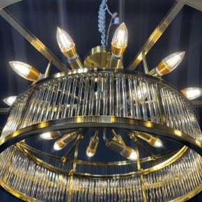 Светильник на штанге Imperiumloft RH Marais Round Chandelier 40,2668 в Качканаре - kachkanar.ok-mebel.com | фото 5