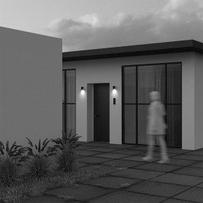 Светильник на штанге Maytoni Clyde O493WL-01B в Качканаре - kachkanar.ok-mebel.com | фото 4