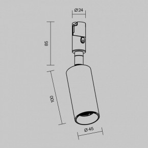 Светильник на штанге Maytoni Focus Led TR201-1-10W3K-M-B в Качканаре - kachkanar.ok-mebel.com | фото 7