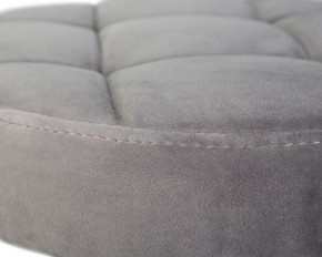 Табурет барный DOBRIN BRUNO BLACK, серый велюр (MJ9-75) в Качканаре - kachkanar.ok-mebel.com | фото 4