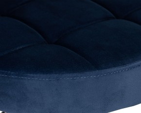 Табурет барный DOBRIN BRUNO BLACK, синий велюр (MJ9-117) в Качканаре - kachkanar.ok-mebel.com | фото 4