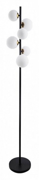 Торшер Arte Lamp Gemini A2243PN-6BK в Качканаре - kachkanar.ok-mebel.com | фото