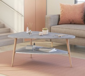 ТРИО Стол журнальный (бетон) в Качканаре - kachkanar.ok-mebel.com | фото