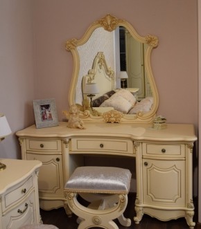 Туалетный стол + Зеркало Мона Лиза (крем) в Качканаре - kachkanar.ok-mebel.com | фото 6