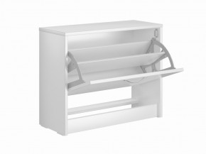 Тумба ОРИОН с одной полкой для обуви, цвет белый в Качканаре - kachkanar.ok-mebel.com | фото 2