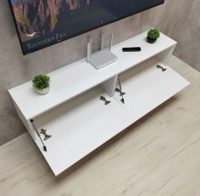 Тумба подвесная под ТВ LINES MTV1-MA 750 Белый глянец (Белый-M 10.1.1) в Качканаре - kachkanar.ok-mebel.com | фото 11