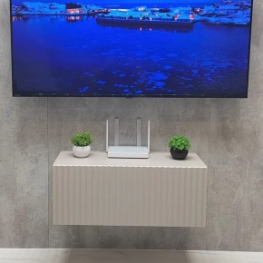 Тумба подвесная под ТВ LINES MTV1-MA 750 Бежевый (Леда-М 10.1.5) в Качканаре - kachkanar.ok-mebel.com | фото 5