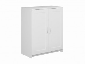 Тумба СИРИУС двухдверная, цвет белый в Качканаре - kachkanar.ok-mebel.com | фото