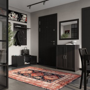 Тумба СИРИУС двухдверная, цвет Дуб Венге в Качканаре - kachkanar.ok-mebel.com | фото 4