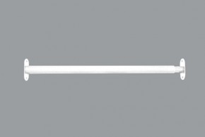 Турник-перекладина раздвиж 600-750мм цв.белый в Качканаре - kachkanar.ok-mebel.com | фото