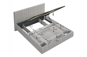 ТВИКС Кровать с ПМ 1600 в Качканаре - kachkanar.ok-mebel.com | фото 4