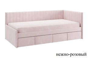 ТВИКС Кровать (тахта) с ящиками 900 (нежно-розовый) в Качканаре - kachkanar.ok-mebel.com | фото