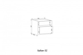 УРБАН- 32 Тумба в Качканаре - kachkanar.ok-mebel.com | фото 2