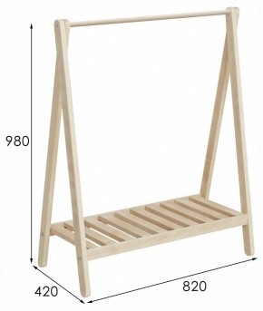 Вешалка гардеробная Стойка низкая в Качканаре - kachkanar.ok-mebel.com | фото 11