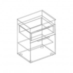 ВИТА Тумба 1-ств с ящиком и нишей в Качканаре - kachkanar.ok-mebel.com | фото 2