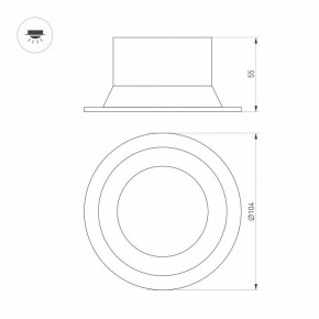 Встраиваемый светильник Arlight BREEZE 036615 в Качканаре - kachkanar.ok-mebel.com | фото 3